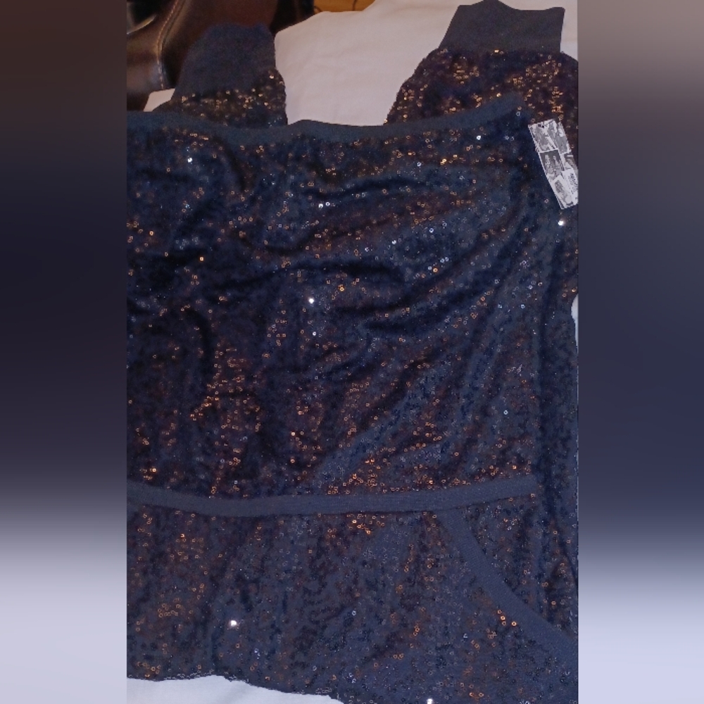 Victoria's Secret Black Sequin Jumpsuits SizeMedium NWT - Picture 6 of 9